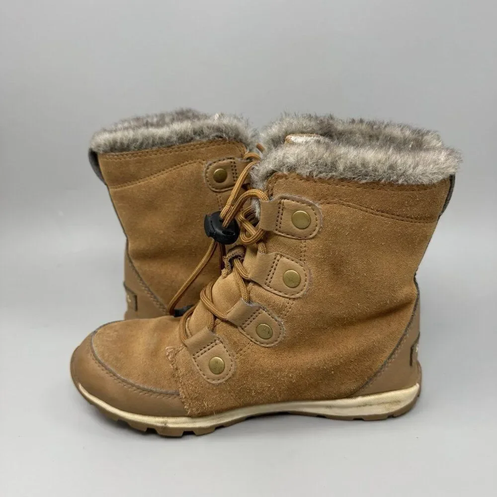 Sorel Kids' Whitney Short Waterproof Insulated Winter Boot Lace Youth Size 3